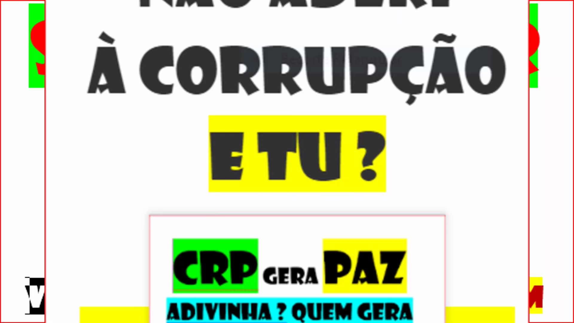 LEGALIDADE DEMOCRÁTICA 
SERÁ Q POLÍTICOS SABEM O QUE É
SEM HVHRL Ñ EXISTE
É NARRATIVA 
MAS DÁ PRISÃO N1 EDD
REFÉNS TODA A VIDA
ARMADOS EM VIPS DE QUÊ ?
VIOLAÇÃO DA DITA = CRIME SANCIONADO POR ELES MESMOS
QIHDASS
PIR SPEL NÃO CONLUIÃO
DISTRIBUI PRENDAS DEMOCRÁTICAS
VRSM
FMAERD
VOTA EM TI
ACABA A PRAGA DA CORRUPÇÃO
