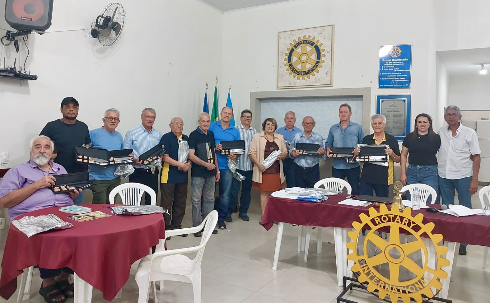 A primeira reunião ordinária da Pres. Priscila Mafetone (🤌), no Rotary Club de Monte Aprazível foi ...