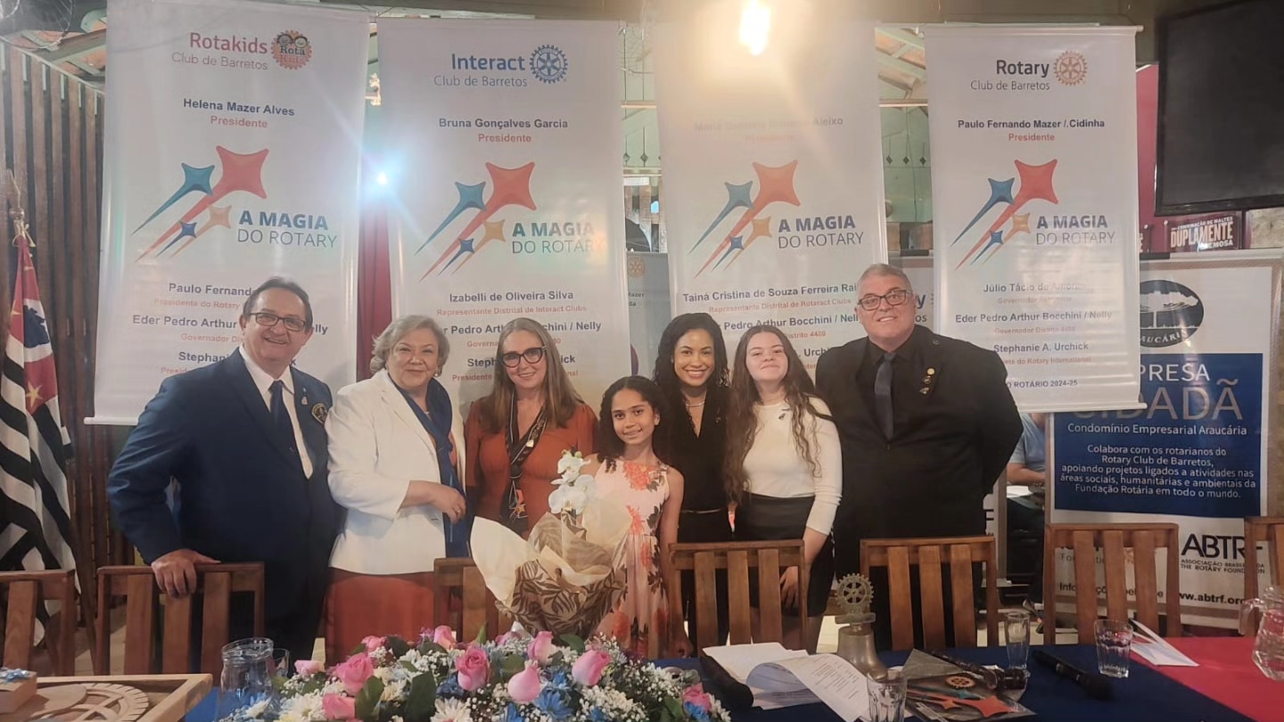 Cerimônia Marca a Transmissão de Cargos e Posse da Família Rotária de Barretos

O ano rotário 2024-2...