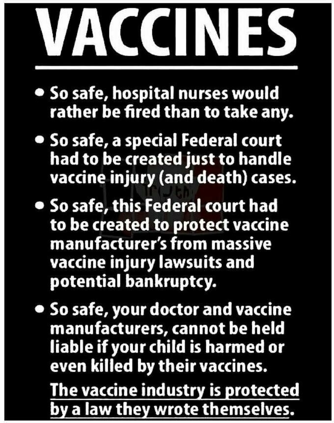 Here is the BEST way to test safety and effectiveness of all vaccines! Inject them into the very vei...