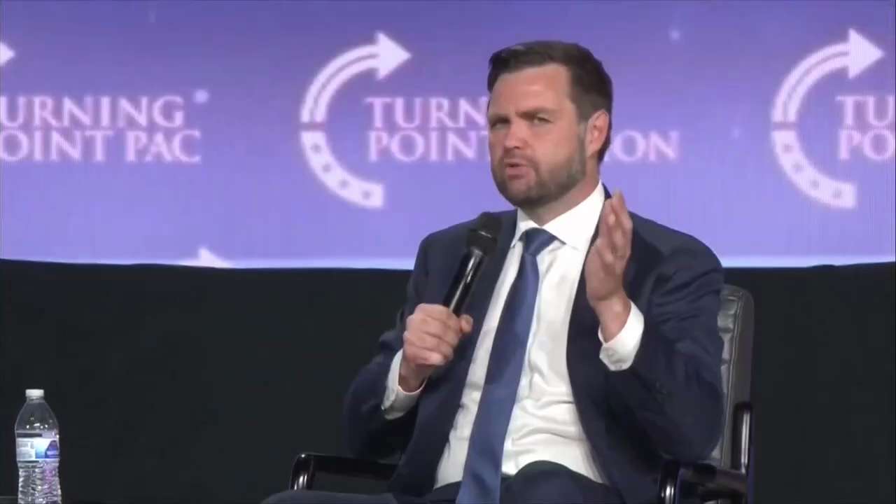 J.D. Vance on Tim Walz policy of state-sponsored kidnapping children of parents who don't consent to...