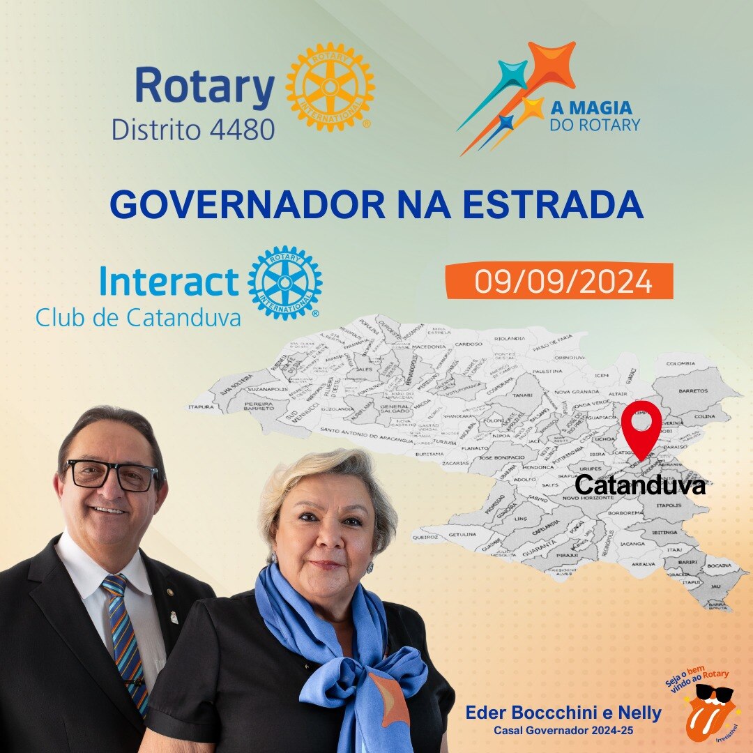 Nosso Casal Gov. Eder e Nelly Bocchini pegarão a estrada nos próximos dias para conhecer os clubes, ...