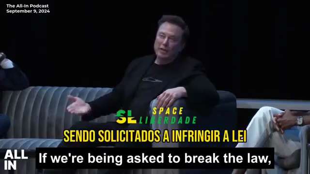 Space Liberdade
Elon Musk diz que a “justiça” estava pedindo que o X não seguisse a lei brasileira e...