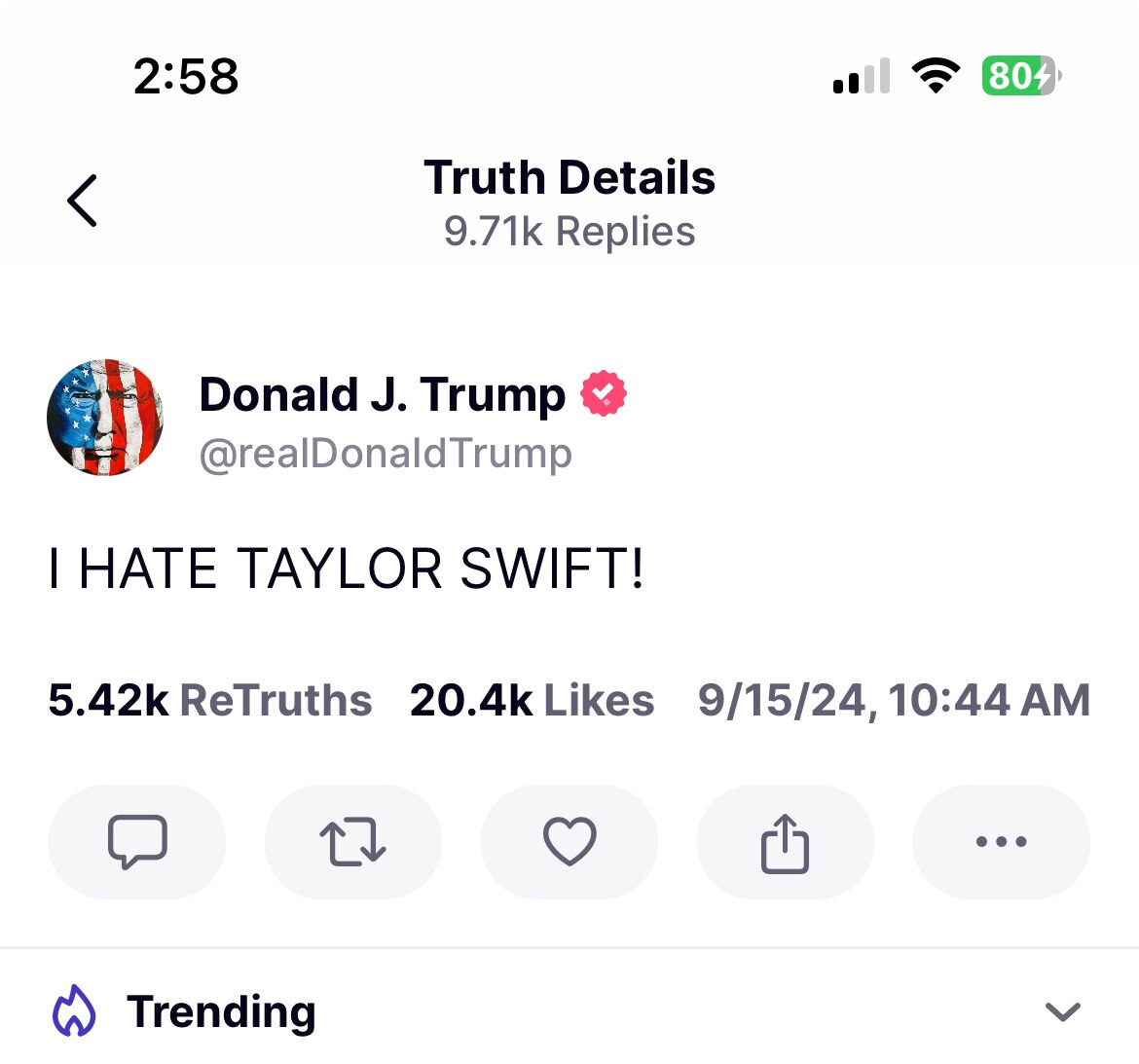 CAN SOMEONE PLEASE TELL PRESIDENT TRUMP TO DELETE THIS!! Wtf!?!!? Ugh THIS we don’t need right now! 