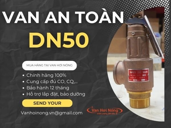 Hơi nước, nguồn năng lượng mạnh mẽ, là "trái tim" của vô số ngành công nghiệp. Nhưng bạn có biết, ẩn sâu trong những hệ thống ống dẫn chằng chịt, có một "siêu anh hùng" luôn âm thầm bảo vệ chúng ta khỏi những tai nạn không đáng có? Đó chính là van an toàn hơi nóng DN50!
&gt;&gt;&gt; Xem thêm thông tin về sản phẩm chi tiết tại https://vanhoinong.vn/van-an-toan-hoi-nong-dn50/ 
