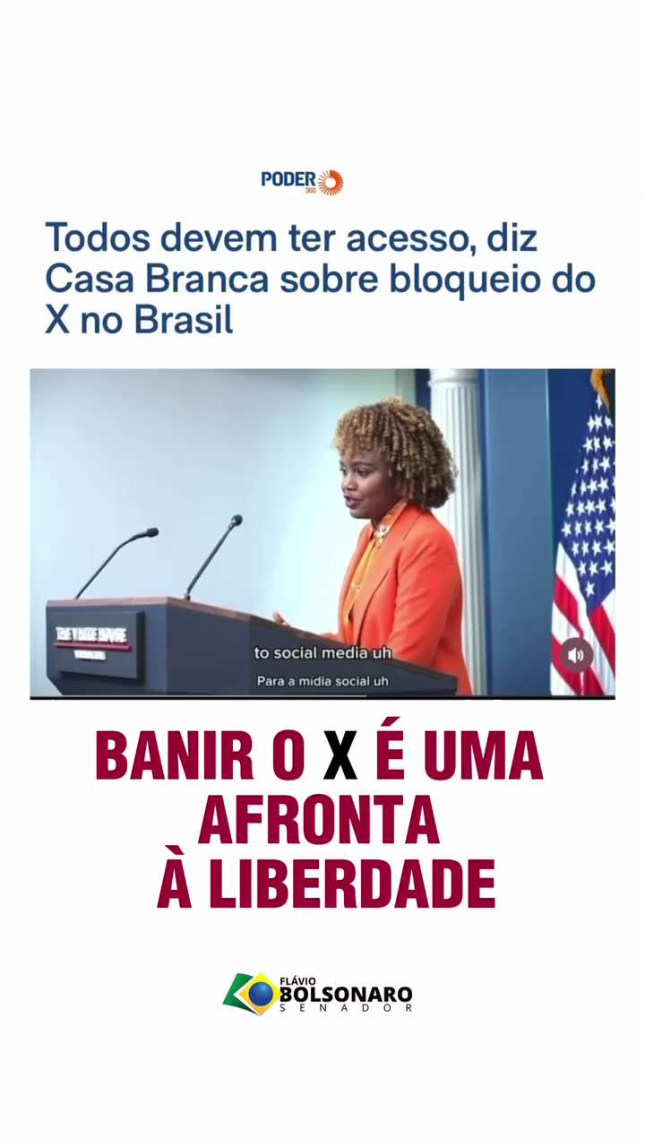 Liberdade de expressão é um valor universal no Ocidente. Nossa Constituição é clara sobre isso e é um exemplo de legislação para o mundo, sobre direitos e garantias individuais. O que está acontecendo com o X no Brasil vai contra tudo isso.