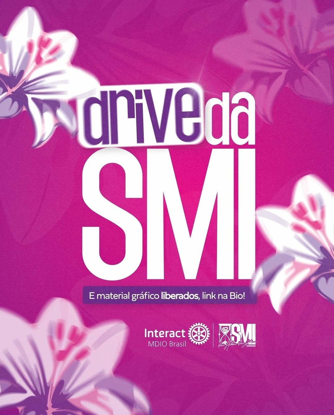 Texdo do MDIOInteractBr:

DRIVE DA SMI, já está DISPONÍVEL!

Um lembrete que faltam 64 dias para a S...