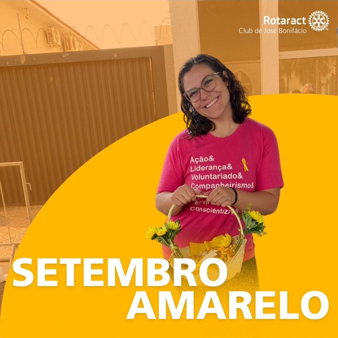 Texto do Rotaract Club de José Bonifácio:

Há muitas pessoas ao nosso redor precisando de ajuda, pen...
