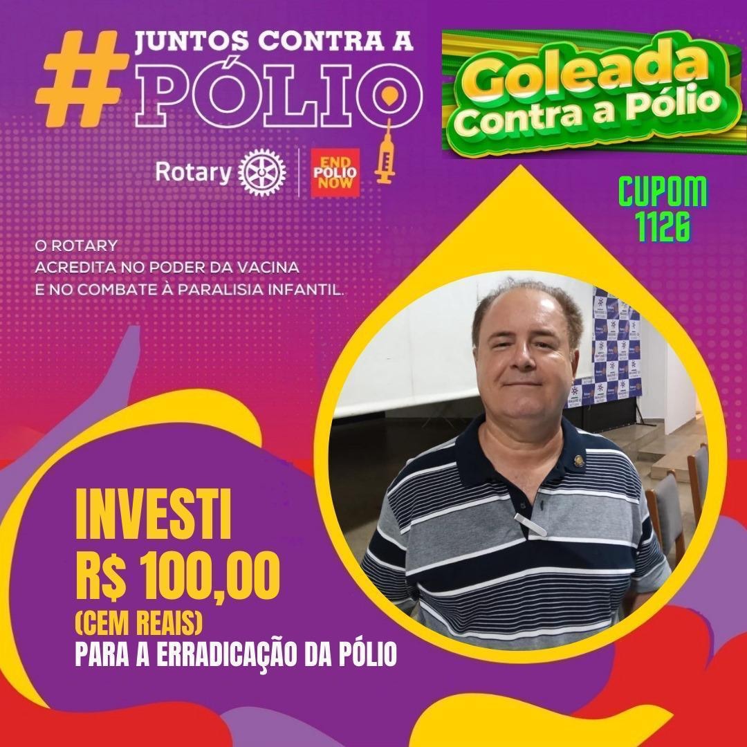 FAÇA UM GOLAÇO CONTRA A PÓLIO!INVISTA E CONCORRA:
Camisa autografada da Seleção Brasileira Feminina,...