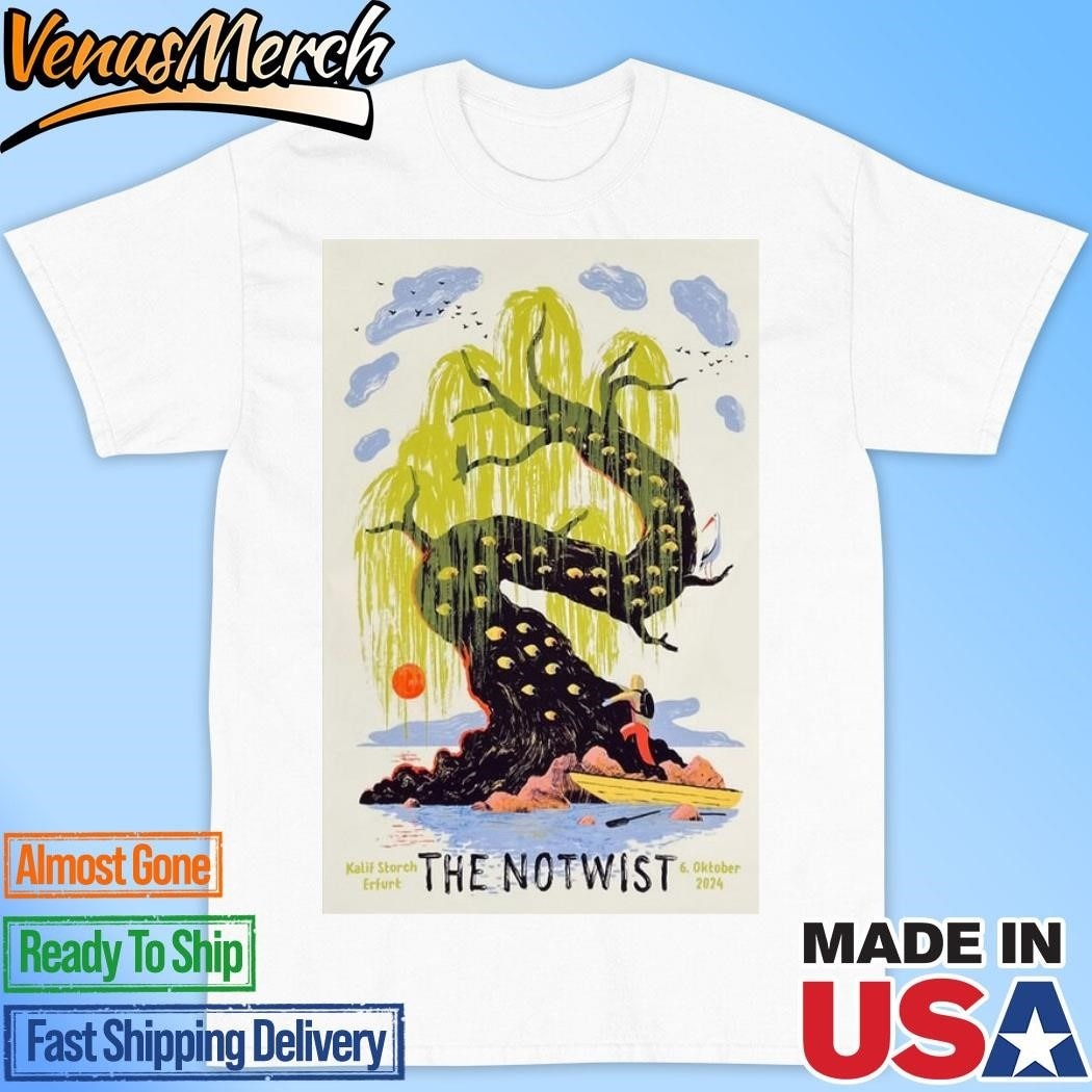 Official The Notwist Oct 6 2024 Kalif Storch, Erfurt Band Tour Poster Shirt
Click here to buy it: https://venusmerch.com/product/official-the-notwist-oct-6-2024-kalif-storch-erfurt-band-tour-poster-shirt/
Visit Home page: https://venusmerch.com
On October 6, 2024, fans of The Notwist will gather at the historic Kalif Storch venue in Erfurt for an unforgettable evening of music and art. This special concert will showcase the band’s renowned experimental sound, accompanied by stunning visuals from renowned artist Mark Borthwick.
