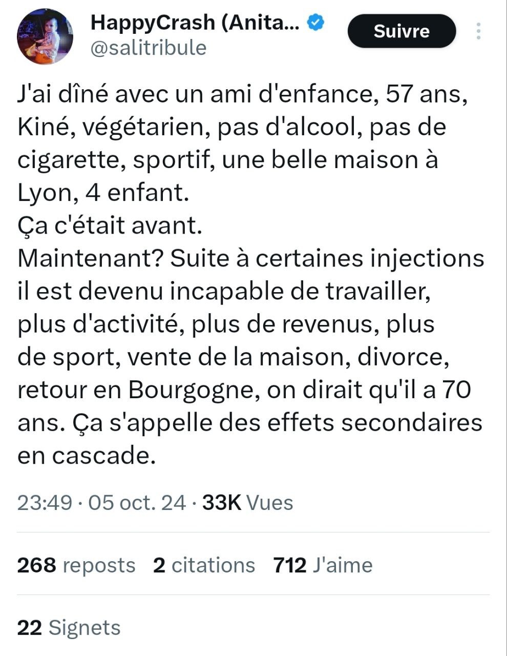 Oh, comme c'est bizarre. 