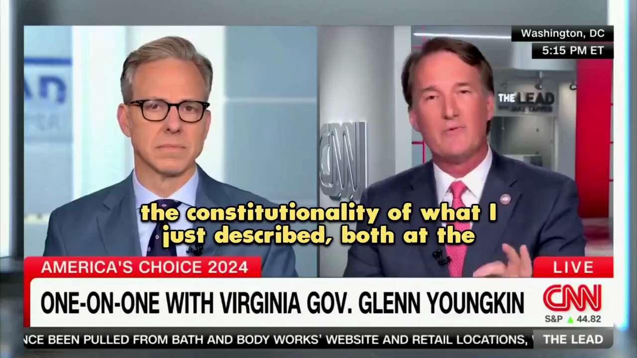 VIRGINIA GOV. GLENN YOUNGKIN WENT ON CNN AND SCHOOLED THEM ON THE FACT THAT PREVIOUS DEMOCRAT GOVERN...