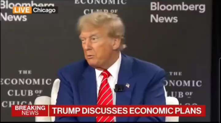 WiseEnough on GETTR : Hilarious: Trump Crushes Bloomberg News Editor-in-Chief John Micklethwait Over Tariffs