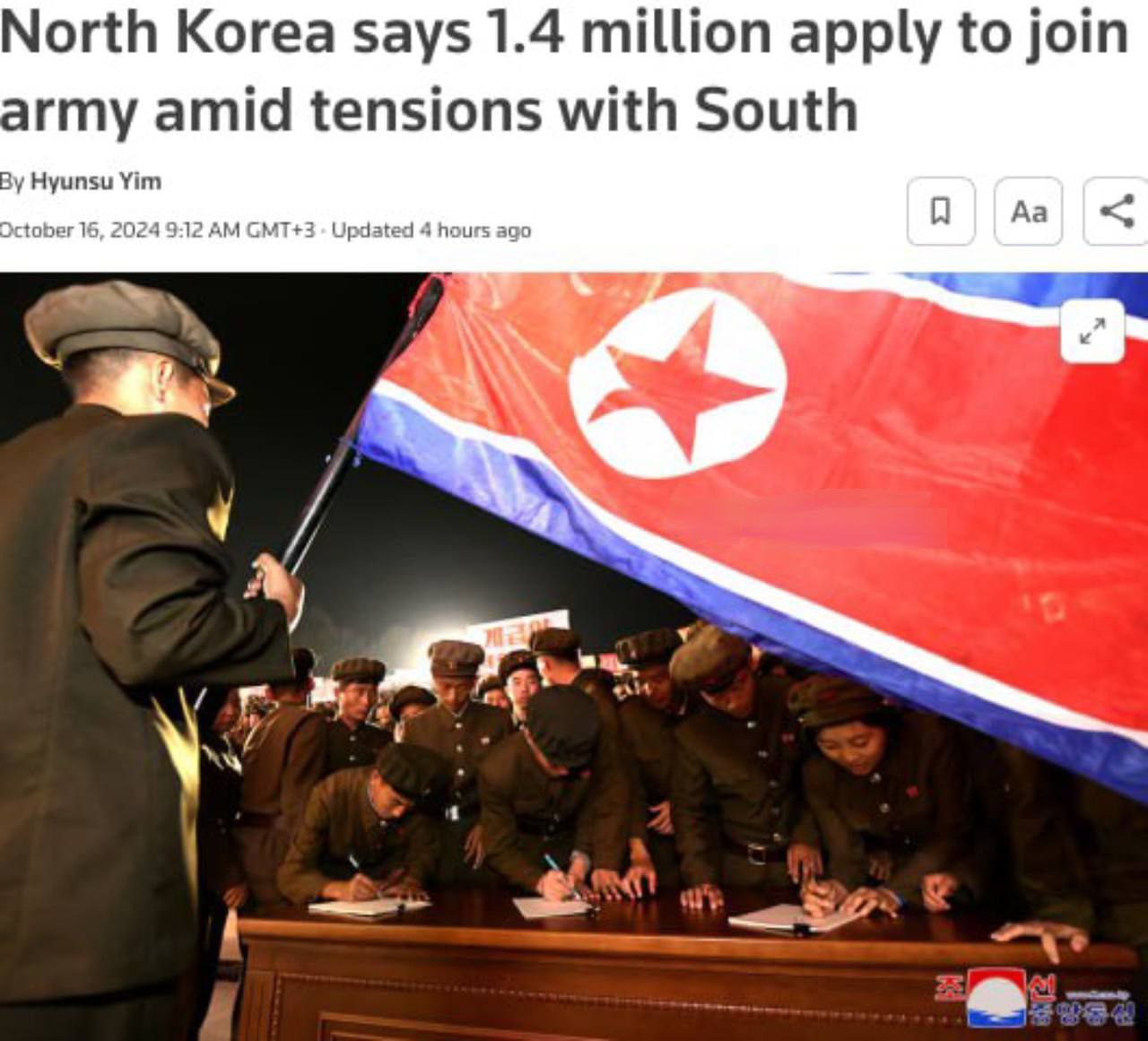 This is how mobilization should be carried out. 1.4 million in a week. 

✔️The DPRK mobilized 1.4 million citizens over the past week amid tensions with South Korea, Reuters claims.

https://x.com/vicktop55/status/1846499338605703208?t=egdRjCPVIdctaVBQaUTyNk5DU1e1nPmEl6wz_Sl4IF0&s=19