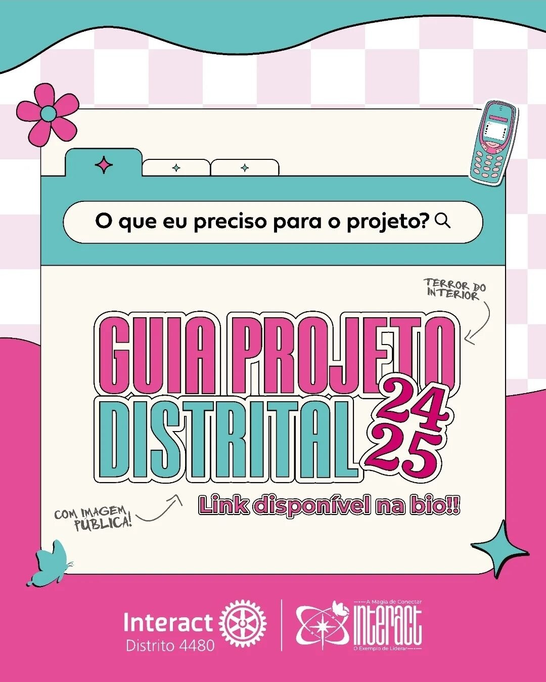 Texto do Interact Distrito 4480:

Com a criação das borboletas mágicas e dançantes no vasto cosmos, ...