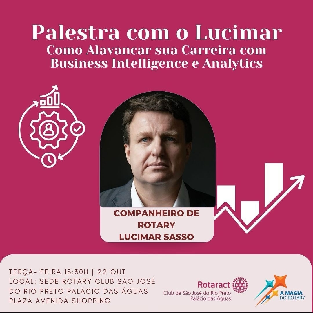 Texto do Rotaract Club de São José do Rio Preto - Palácio das Águas:

Na próxima terça-feira (22/10)...