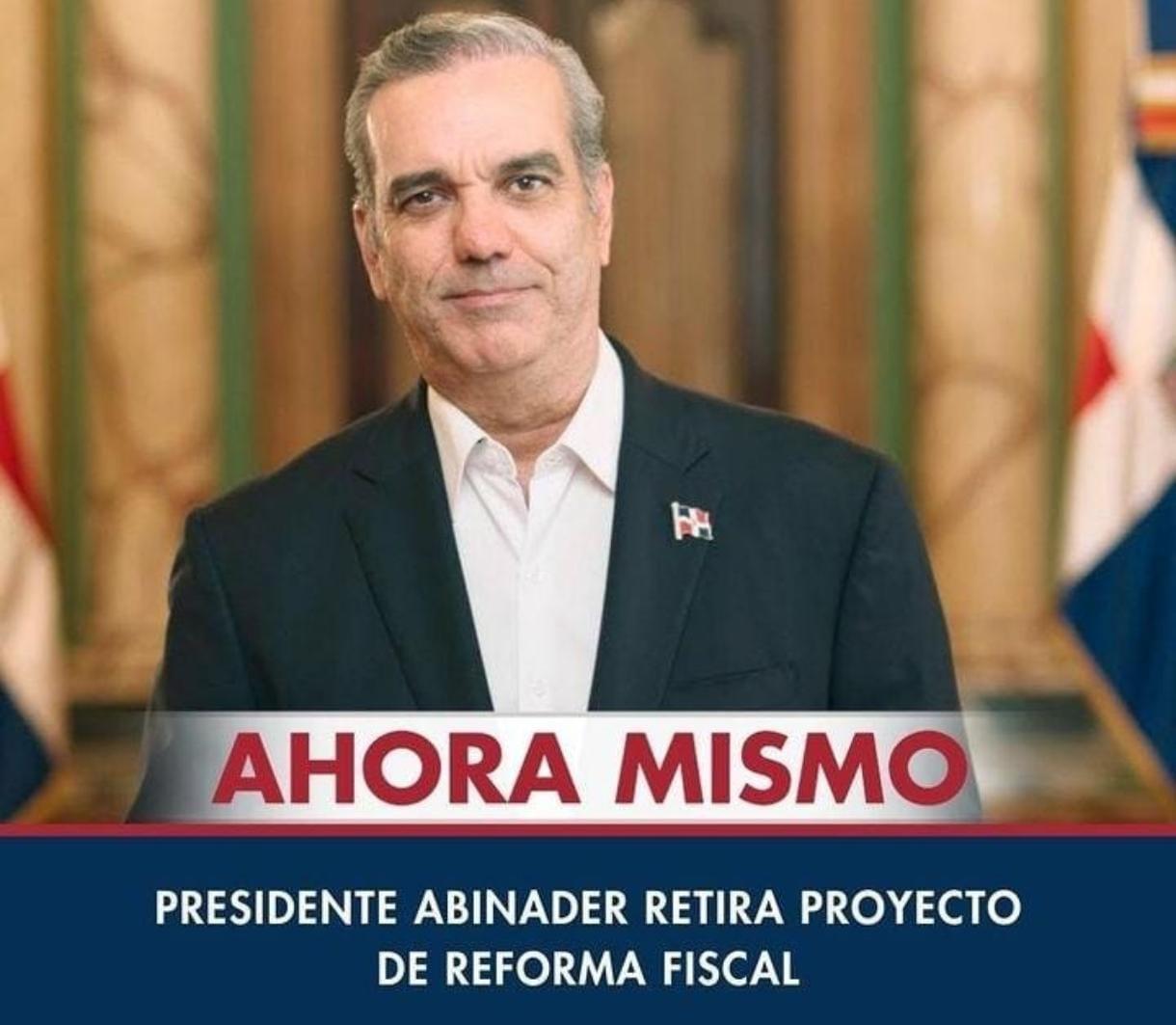 #BreakingMinuteDL | The President of the Dominican Republic, Luis Abinader, announced this Saturday ...