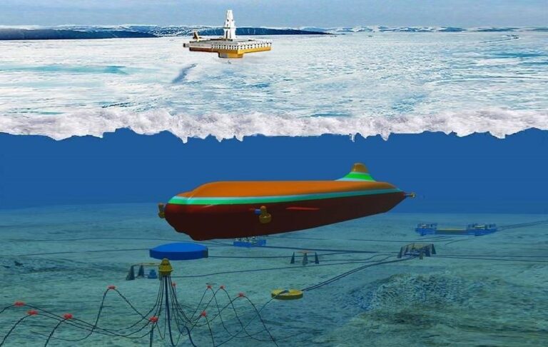 The nuclear-powered underwater gas carrier of the Kurchatov Institute will be able to travel the Northern Sea Route in 12 days

The Russian nuclear-powered underwater gas carrier will be able to reach speeds of up to 17 knots due to the absence of contact with ice. Its voyage time along the Northern Sea Route will be reduced from 20 to 12 days. The vessels will be equipped with three RITM-200 nuclear reactors, which will provide electricity to three propulsion electric motors with a shaft capacity of 30 MW each.

The design of the nuclear-powered underwater gas carrier is being carried out by the Malakhit Design Bureau.

The length of the nuclear-powered underwater gas carrier is 360 m; width - about 70 m; height - about 30 m; draft - 12-13 m; total capacity of the 