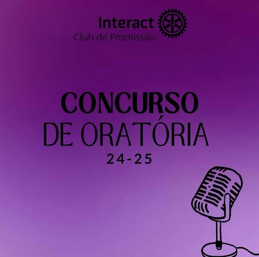 No dia 28 de outubro de 2024, foi realizado o Concurso Interno de Oratória do Interact Club de Promi...
