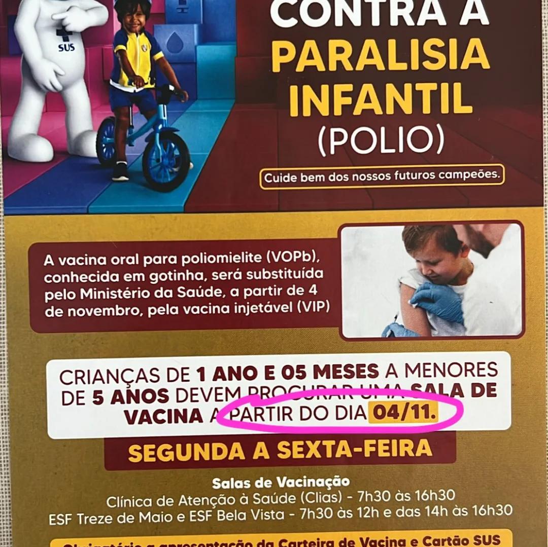 O Rotary Club de Santa Fé do Sul em parceria com a Secretaria Municipal de Saúde,  realizou a divulg...