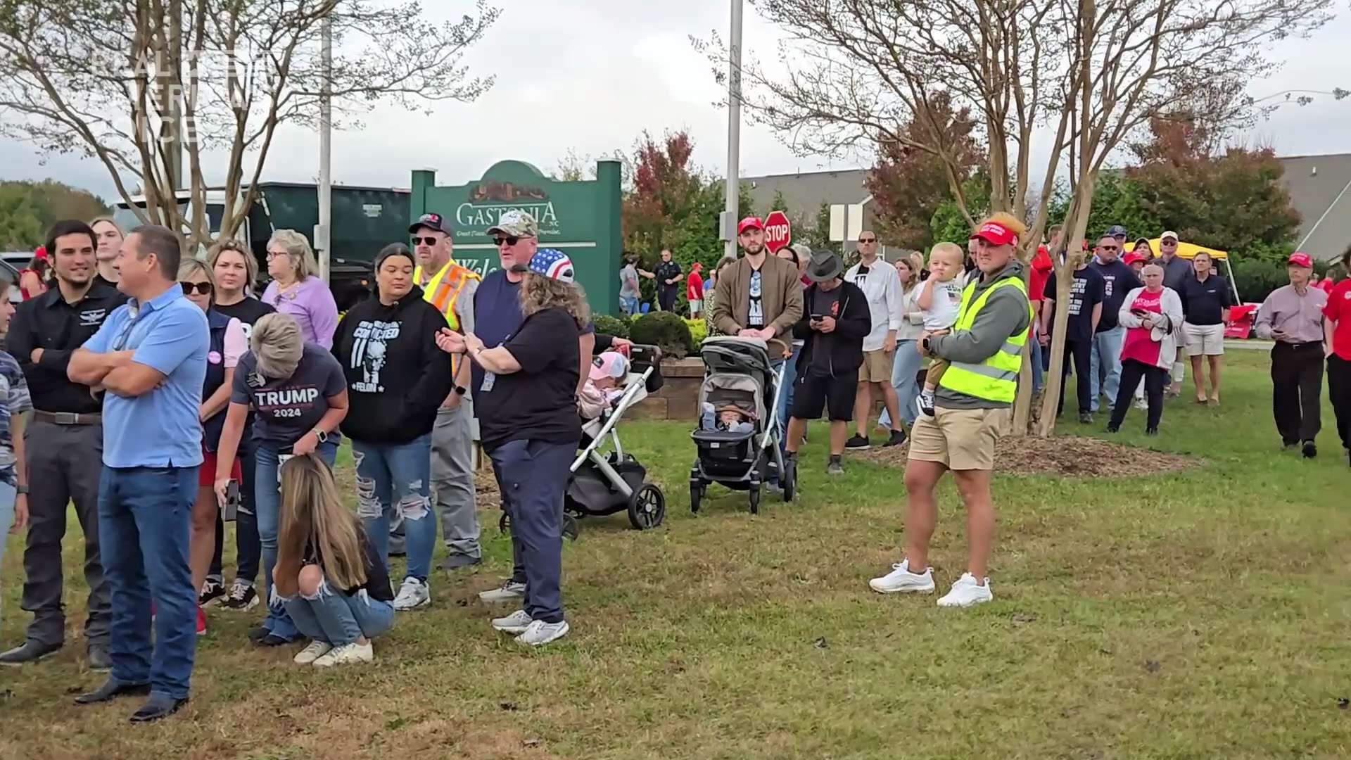 Patriots flooding in through the gates to see President Trump's #MAGA rally in Gastonia, NC., earlier this morning. Captured by RAV's @davidzere. 
JOIN OUR LIVE COVERAGE: https://rumble.com/v5ldt45-president-trump-holds-maga-rally-in-gastonia-nc.html
