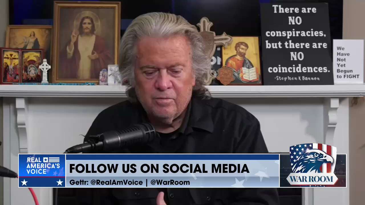 STEVE BANNON: “Our issue isn’t just individuals; it’s structural. The lived experience of Americans suffers because of globalization, foreign wars, and the American Empire built by oligarchs controlling our institutions—opposite of what our revolutionary founders fought for.”