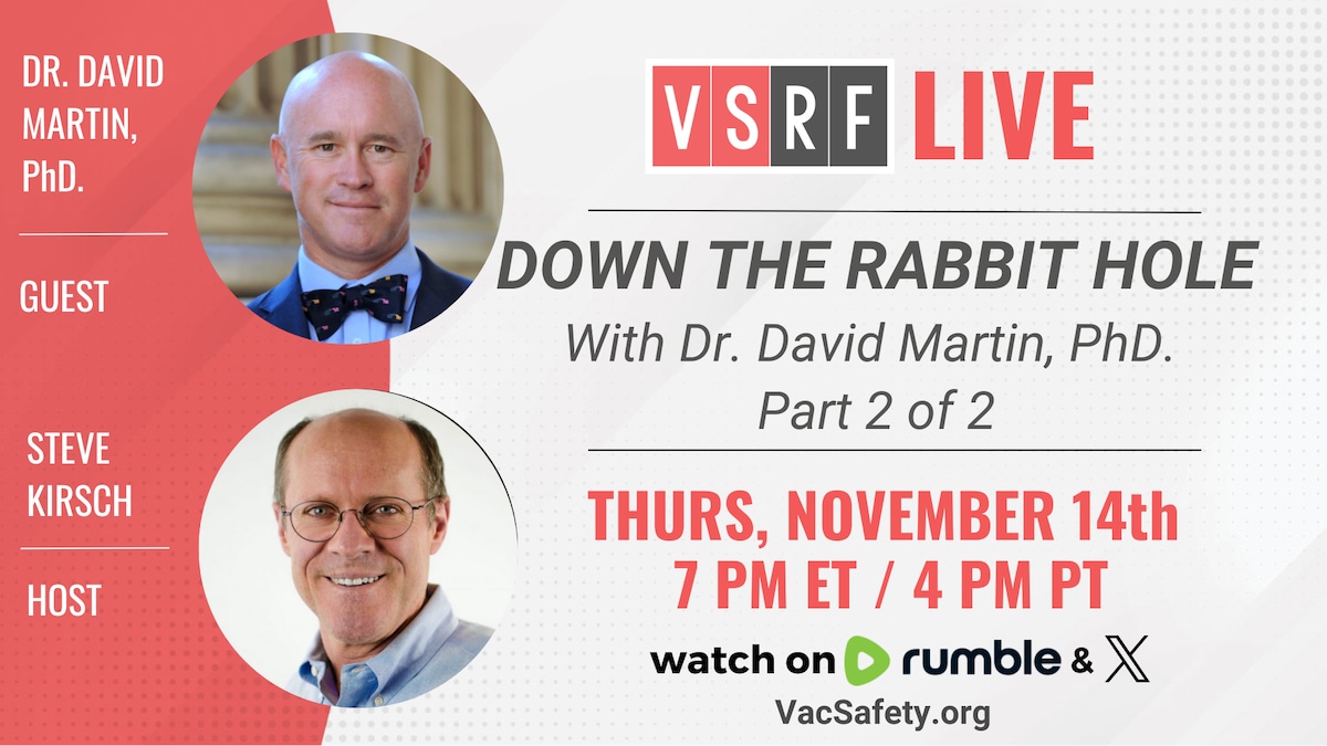 🔥🔥This Thursday at 7pm EST | 4pm PST on VSRF LIVE we will host our 2nd of 2 interviews with Dr. Da...
