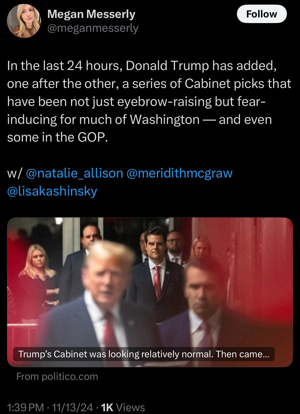 Dead.Spot.On

https://x.com/meganmesserly/status/1856814281339138292?s=46