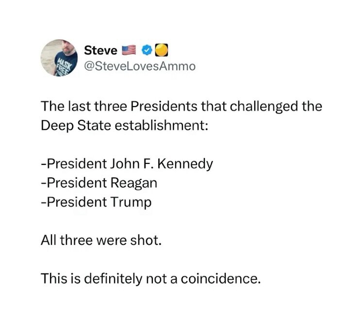 I pray President Trump makes it to his retirement. 🙏🙏🙏