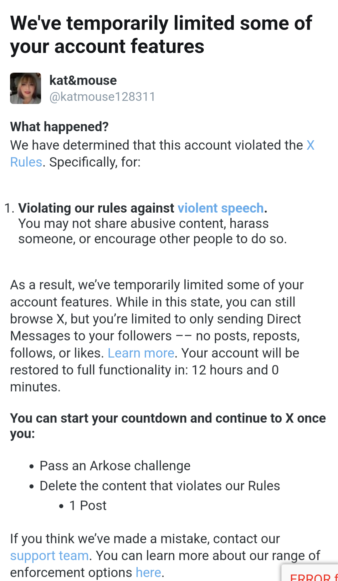 😂😂 the left can't handle reality they mass reported my comment and got me suspended for a day. 😂 All I said was tar and feather them for being election deniers like they did the right. My comment section was hilarious. 