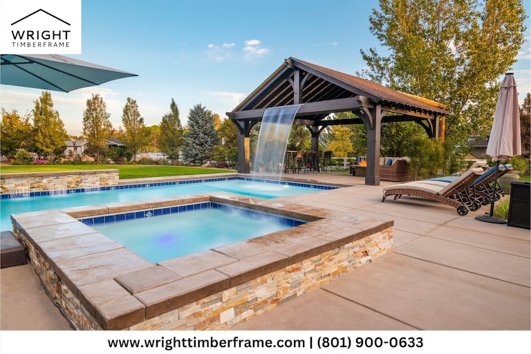 Utah Pergola | Wright Timberframe