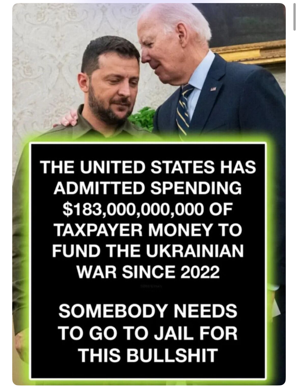 That’s OUR hard earned money!
What a disgrace! 😡 

