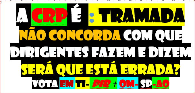 ACÇÃO POLÍTICA  Ñ SE FAZ C OPINIÕES PESSOAIS
HVHRL PIR-INCÓMODO- IMPLODE-PAU MANDADO-MARIONETA LUXO ...