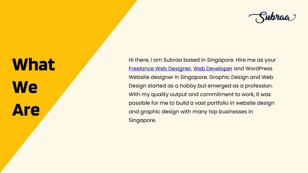 Website Design Singapore: A Vital Investment for Business Growth — Subraa

A professional design sig...