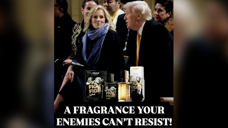 Marketing-Experte und Troll ohne Furcht und Tadel:
#Trump wirbt mit #Bidens Frau für seine Parfümlinie.

Donald Trump hat ein Bild von Jill Biden gepostet,