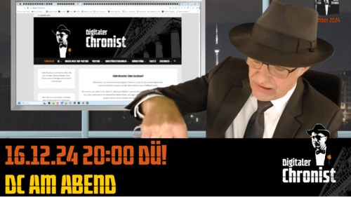 Aufzeichnung vom 16.12.24 DC am Abend