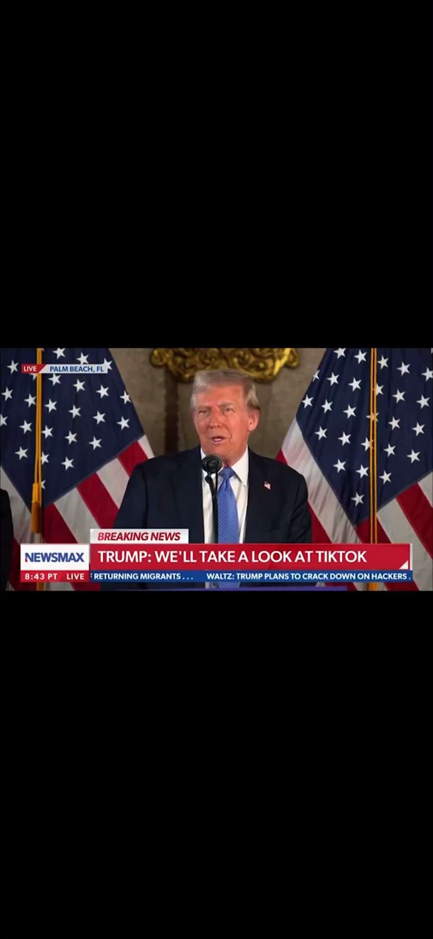 Trump asked if he would consider preemptive strikes on Iran

TRUMP: “Why would I say that. Can you i...