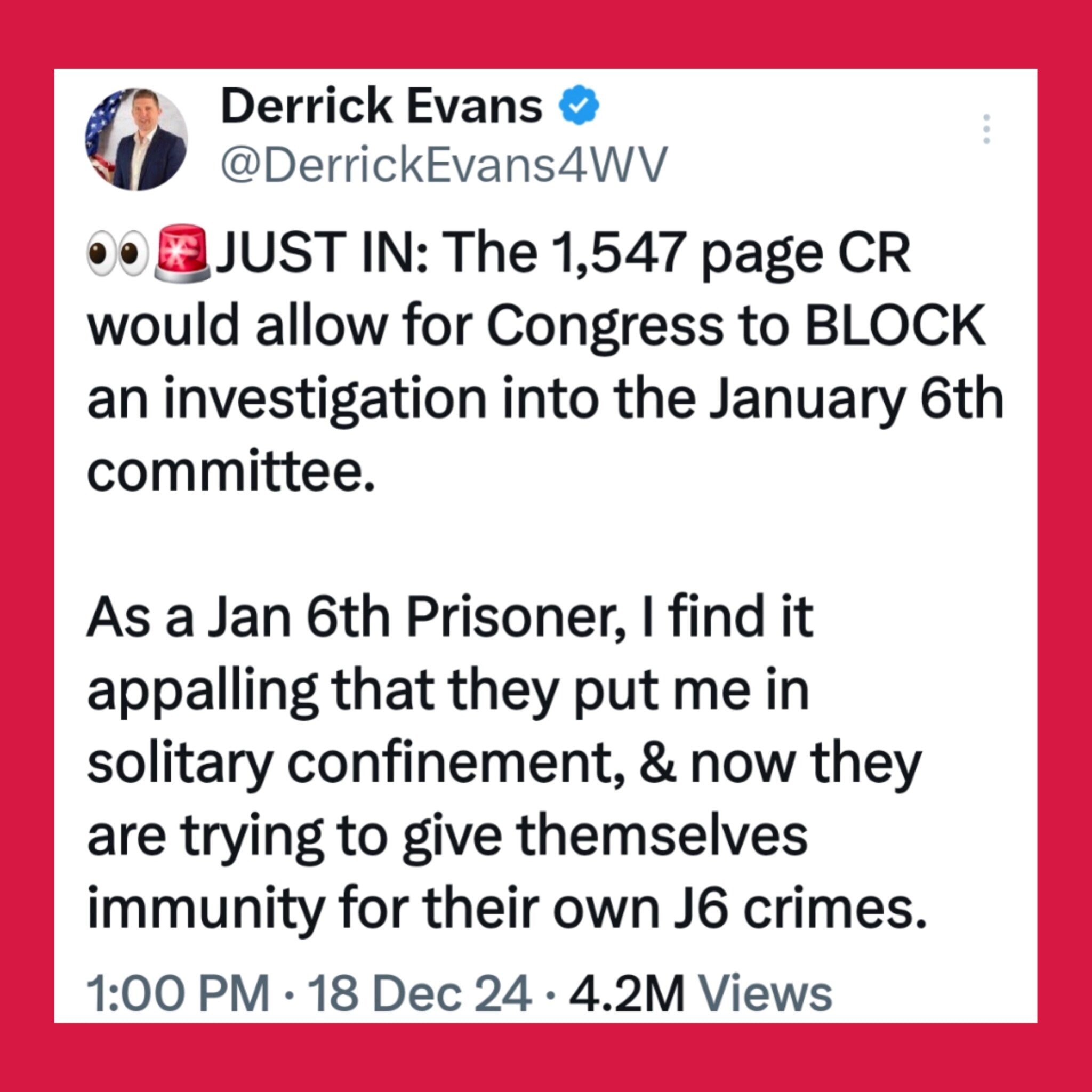 Outrageous! 

