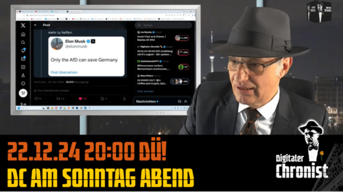 Aufzeichnung vom 22.12.24 DC am Sonntag Abend