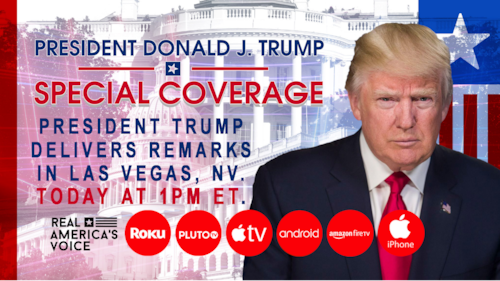 PRESIDENT TRUMP DELIVERS REMARKS IN LAS VEGAS NV