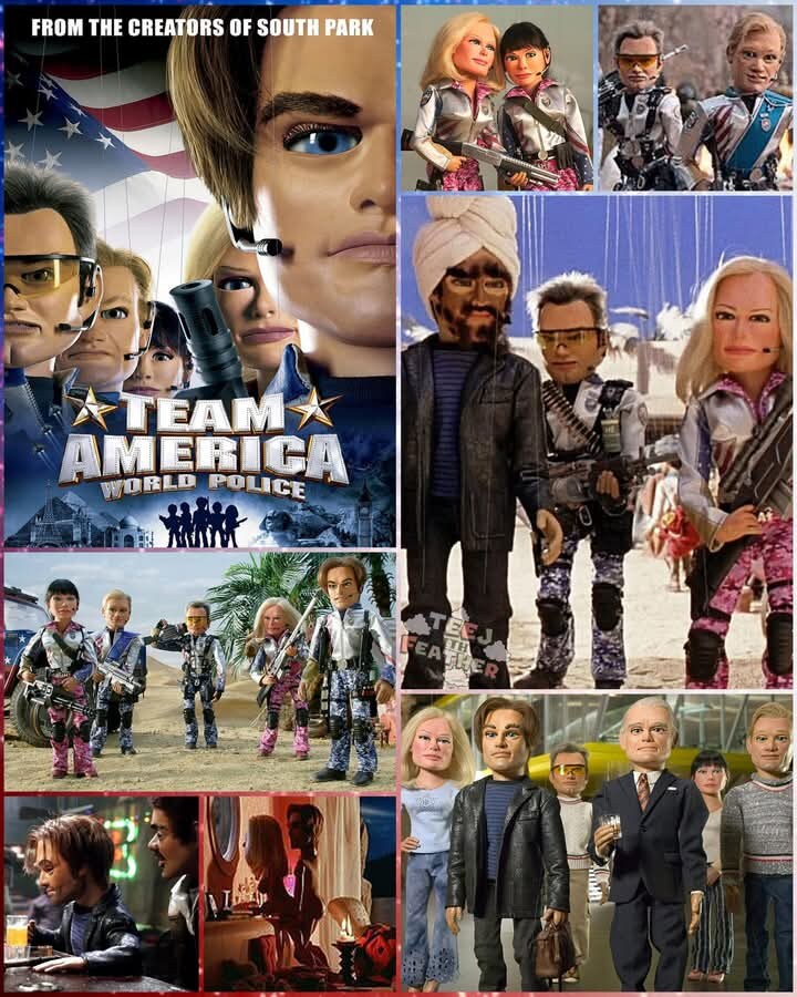 In 2004, the outrageous puppet comedy "Team America: World Police" hit theaters, leaving a lasting impression with its catchy theme song. I think we were a