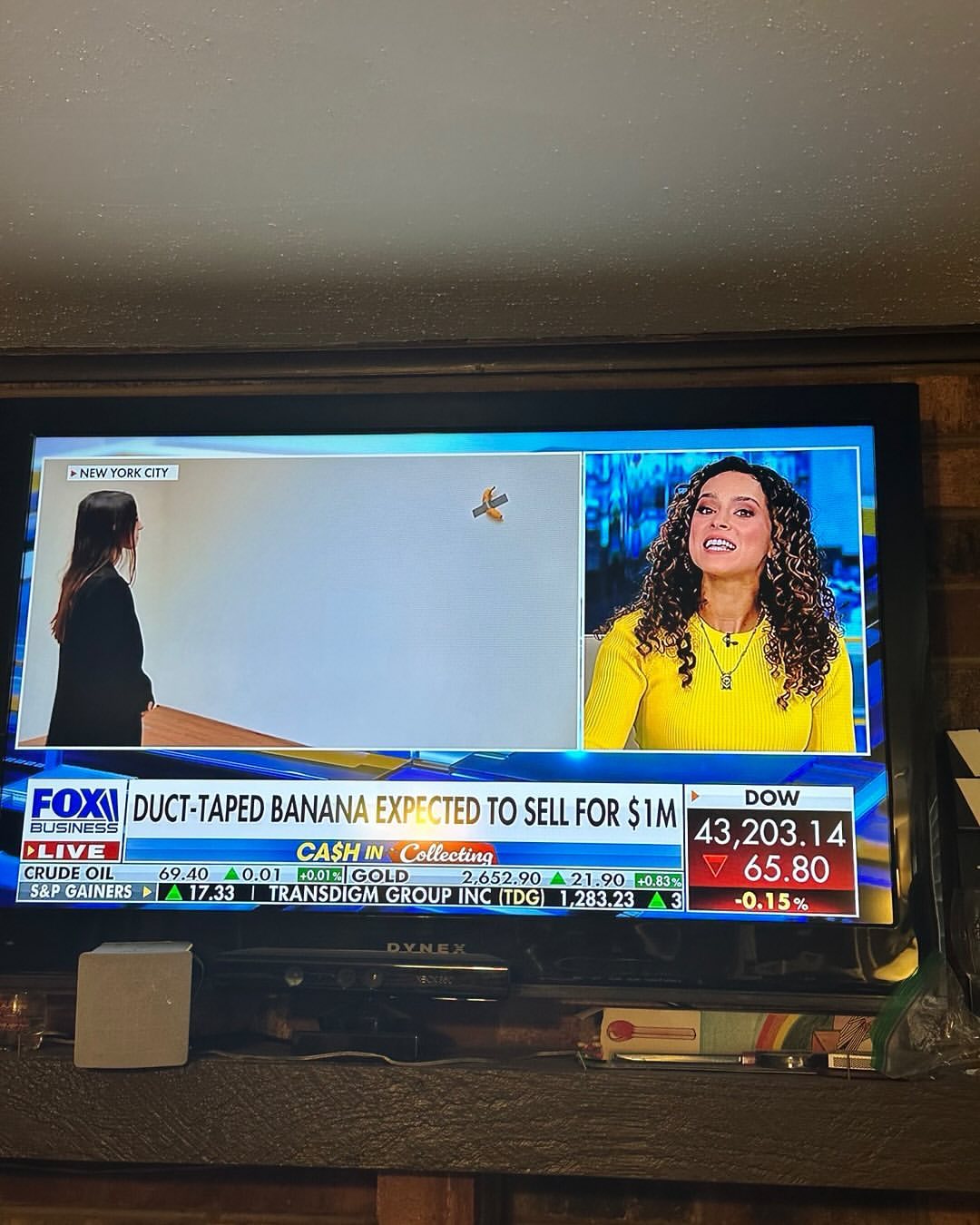 So if banana on a wall is fetching 1 million dollars as art, what can I get for an apple or a blackb...