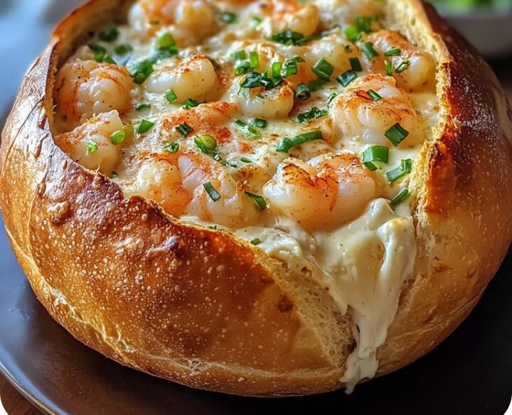 #Recipe
#Party 🎉💃
#Dip
#Seafood 🦞🍤

Hot Seafood Dip in Bread

https://quickierecipe.com/recipes/seafood-dip-bread-bowl 