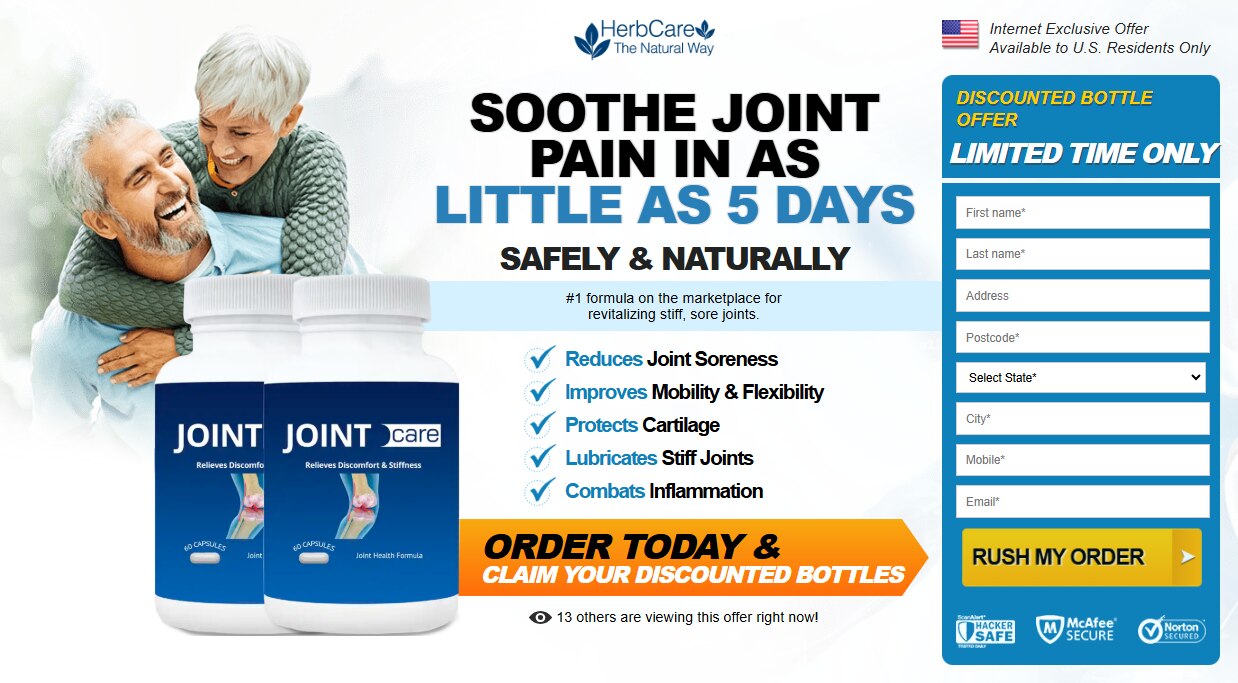 Herb Care Joint Pain

❗❗❤️Shop Now❤️❗❗

https://www.facebook.com/HerbCareJointPainReviews/



Herb Care Joint Pain - In a world where stress and anxiety seem to be constant companions, finding natural ways to promote wellness and tranquility is more important than ever. Enter Herb Care Joint Pain, a revolutionary product crafted with the purest ingredients from nature's bounty. In this comprehensive guide, we delve deep into the world of Herb Care Joint Pain, exploring their origins, benefits, and how they can enhance your overall well-being.
