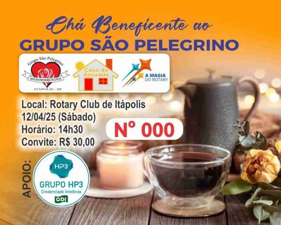As senhoras da Casa da Amizade de Itápolis e as senhoras do Grupo São Pelegrino convidam a todos, co...