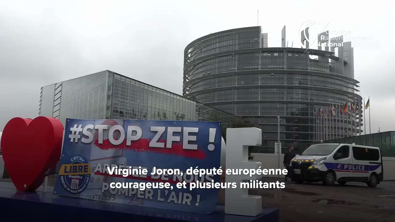 ❌ Les ZFE sont une mesure imposée le #GreenDeal de l’Union européenne. Alors, depuis Strasbourg, Pie...