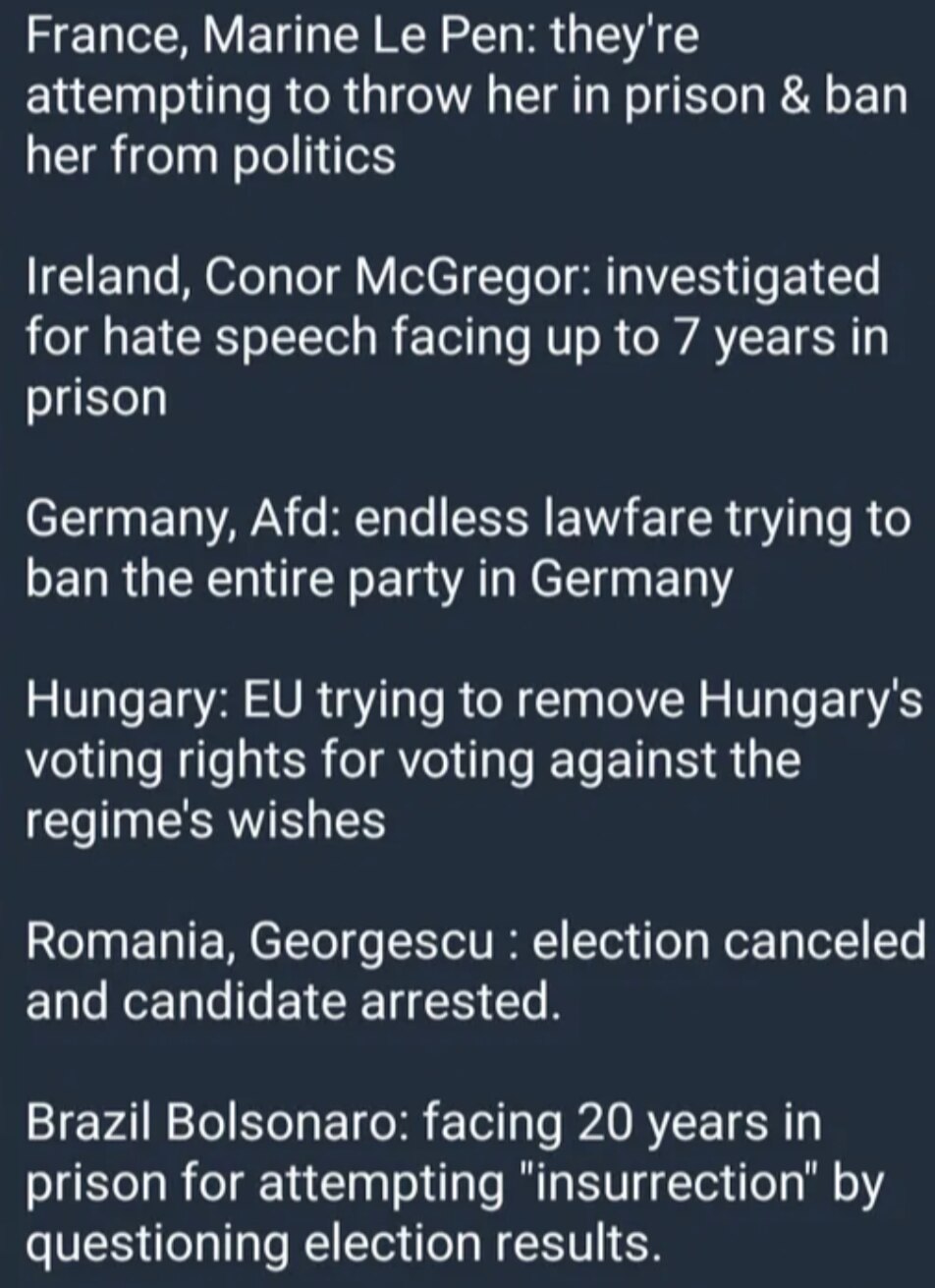 Dictatorships is making great progress.