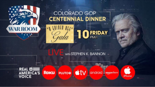 Colorado GOP Dinner: 'A Golden Age' Gala with Steve Bannon
