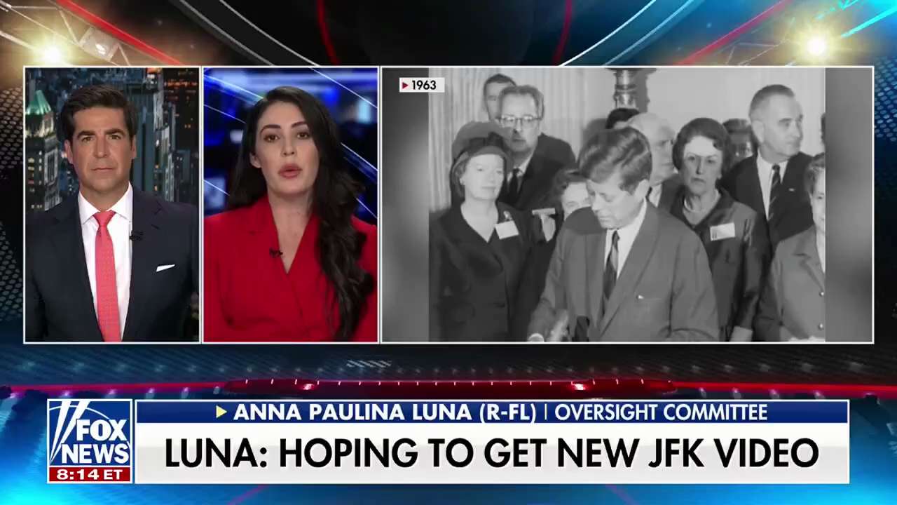 Anna Paulina Luna tells Jesse Watters that NBC has a secret tape that shows Lee Harvey Oswald near JFK's vehicle when the assassination took place... which would mean he wasn't the shooter.

http://citizenfreepress.com/
