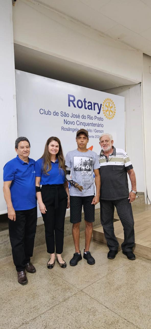 Texto do Gov. Gerson Januário:

O Rotary Club de São José do Rio Preto - Novo Cinquentenário, sob a ...